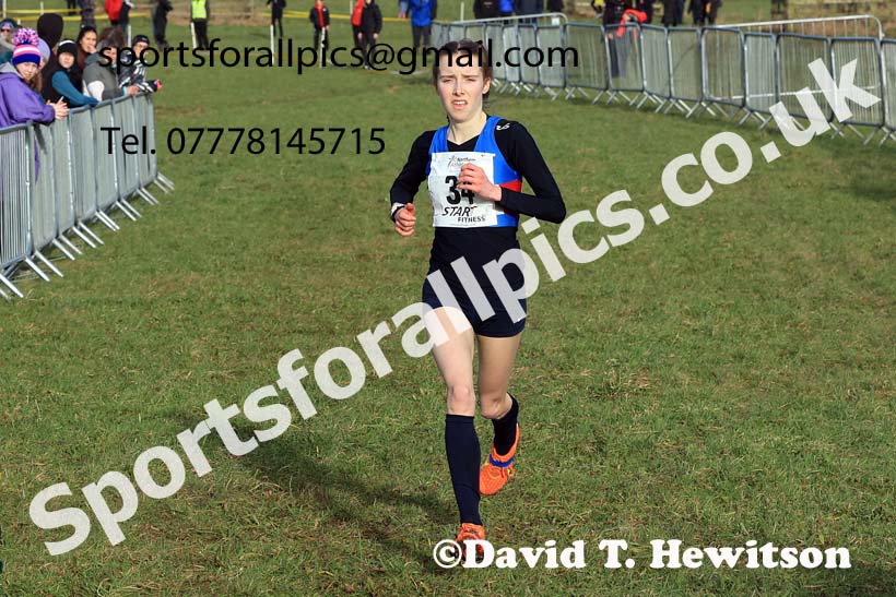 Junior Womens 2024 Northern Cross Country Champs., Sedgefield. Photo: David T. Hewitson/Sports for All Pics